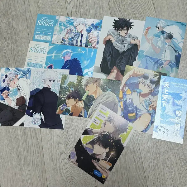 [BUNJANG] Jujutsu Kaisen Gojo x Geto Postcard Bundle Set / 주술회전 고죠후시 고후 엽서 일괄