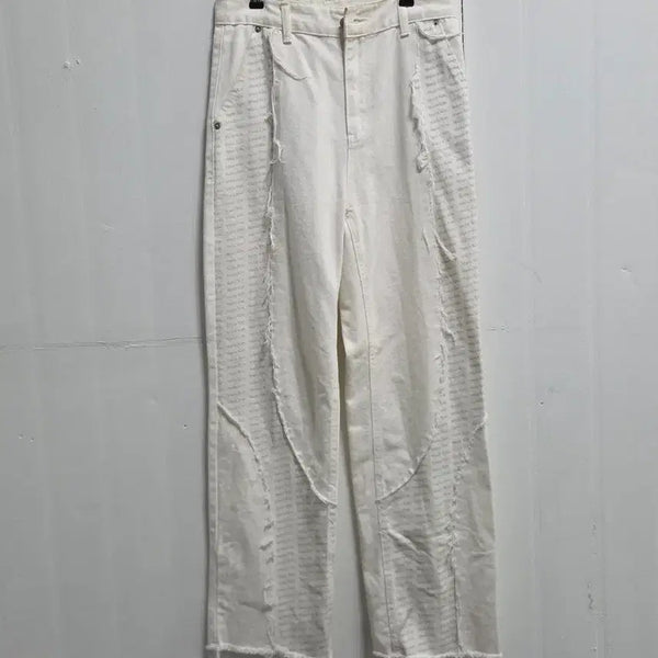 [BUNJANG] Matinkim Curve Detail Denim Pants / 마뗑킴 커브 디테일 데님팬츠 S #72224