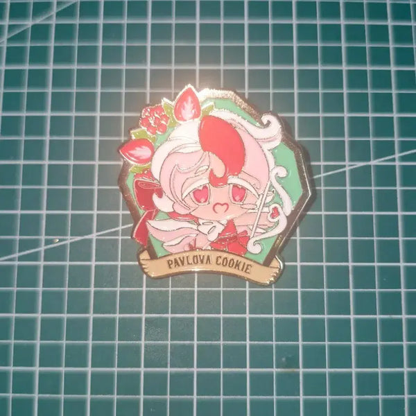 [BUNJANG] Cookie Run Kingdom Pavlova Cookie Pin Badge / 쿠킹덤 부산 팝업 파블로바맛 쿠키 핀뱃지