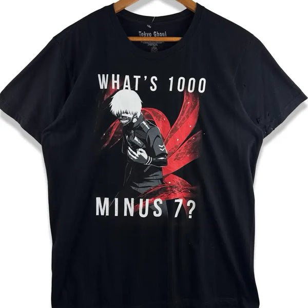 [BUNJANG] Tokyo Ghoul "1000 - 7" Anime T-Shirt / 도쿄구울 1000 MINUS 7? 애니티셔츠4629
