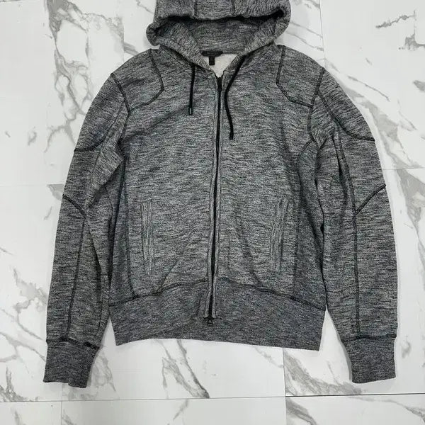 [BUNJANG] Belstaff Grey Detail Hooded Zip-Up / 벨스타프 그레이 디테일 후드 집업