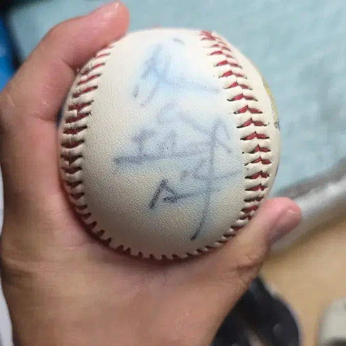[BUNJANG] Seongjun Signed Samsung Old Logo Baseball / 성준 삼성 올드 로고볼 싸인볼