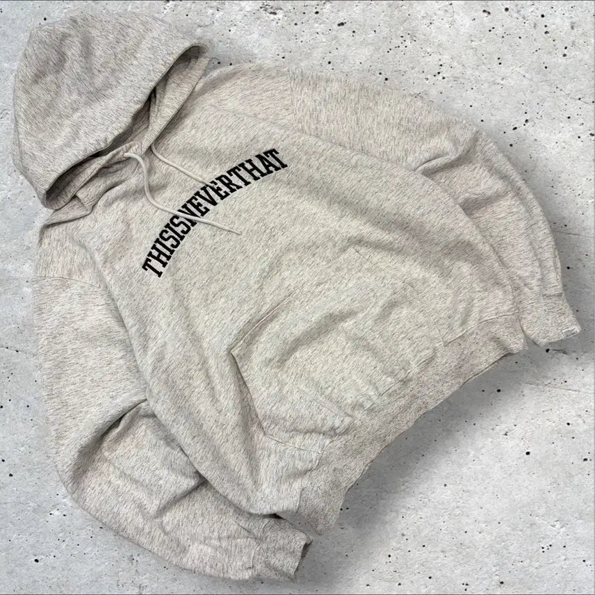 [BUNJANG] thisisneverthat Grey Hoodie E663 / [L] 디스이즈네버댓 그레이 후드티 E663