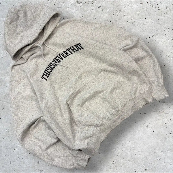 [BUNJANG] thisisneverthat Grey Hoodie E663 / [L] 디스이즈네버댓 그레이 후드티 E663