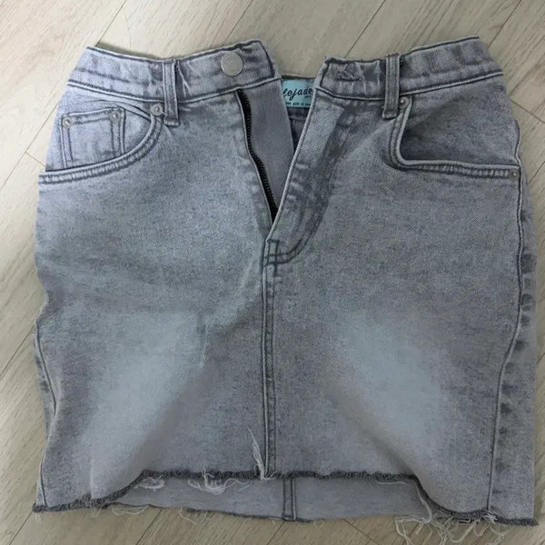 [BUNJANG] FABBIEJade Black Denim Skirt / 페일제이드 흑청치마