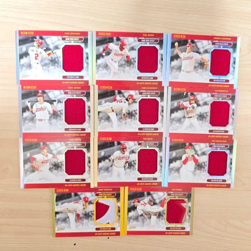 [BUNJANG] SSG Landers Moments Card Game-Worn Jersey Fragment / SSG 랜더스 모먼츠카드 실착 저지 카드