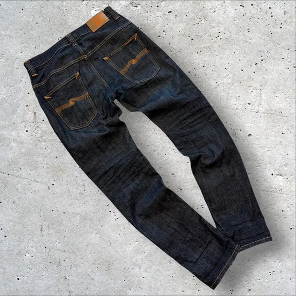 [BUNJANG] Nudie Jeans Dark Blue Denim Pants (31x30) / [31x30] 누디진 다크블루 데님팬츠 E675