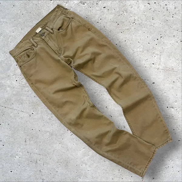 [BUNJANG] Polo Ralph Lauren Beige Cotton Pants / [31x30] 폴로 랄프로렌 베이지 면바지 팬츠  E676