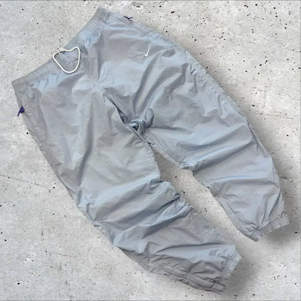 [BUNJANG] Nike Light Blue Nylon Track Pants (L) / [L] 나이키 라이트 블루 나일론 트랙팬츠 E677