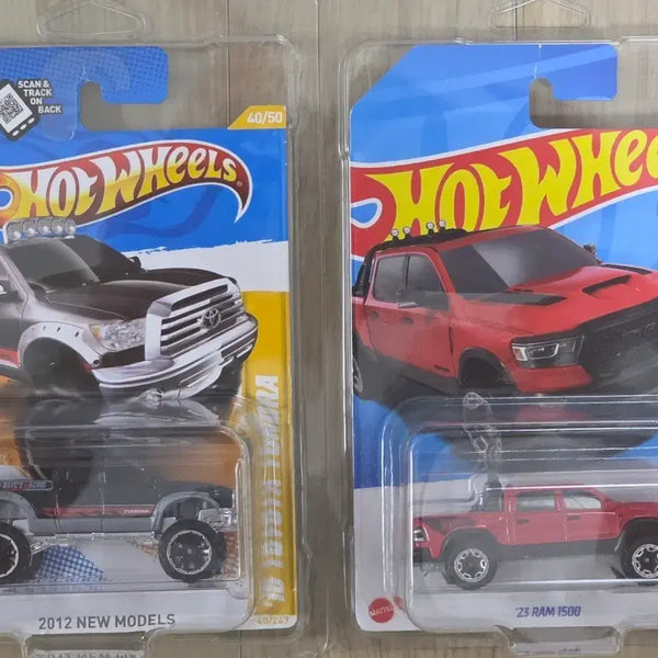 [BUNJANG] Hot Wheels Pickup Truck 2-Set (Includes Protectors) / 핫휠 픽업 2종 (프로텍터 포함)