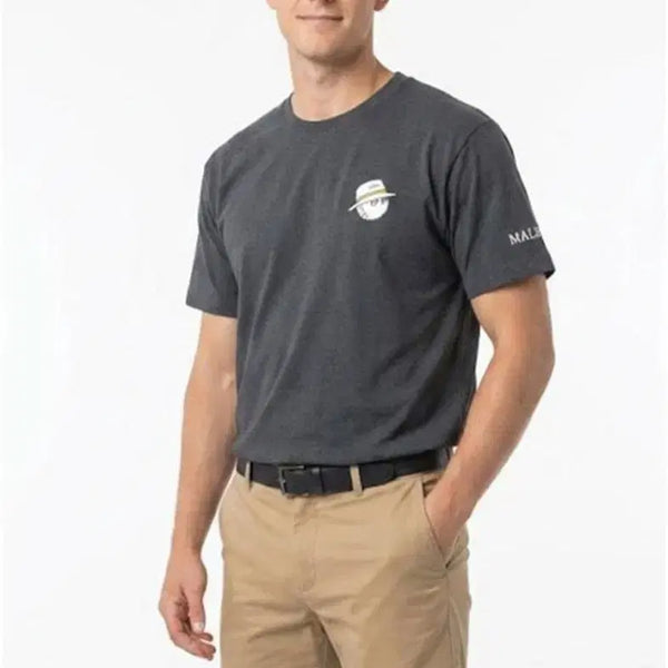 [BUNJANG] Malbon Bucket Script Uni Round T-shirt / 말본 버킷 스크립트 유니 라운드 티셔츠