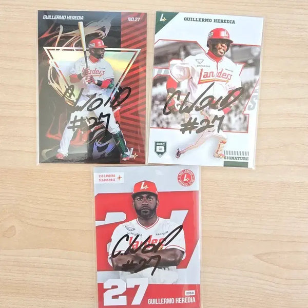 [BUNJANG] SSG Landers Eredia Autographed KBO Card / SSG 랜더스 에레디아 친필 싸인 카드 KBO카드