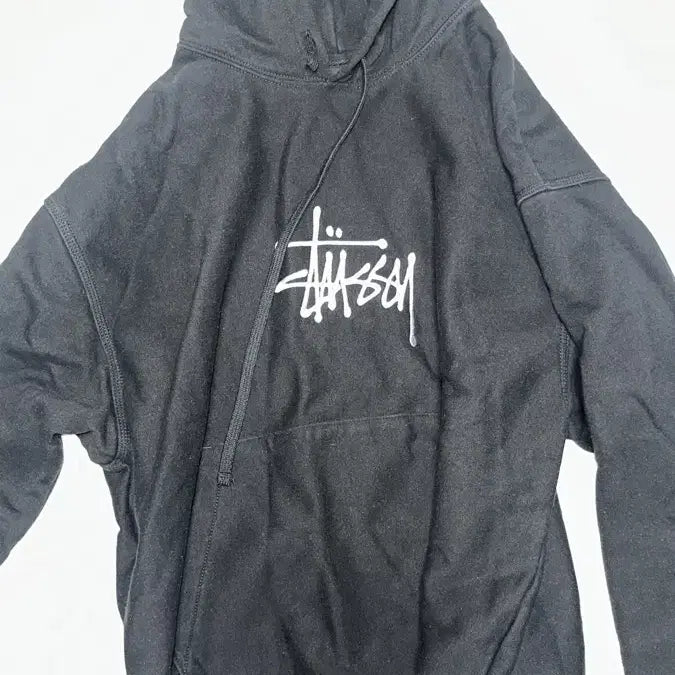 [BUNJANG] Stussy Basic Logo Hoodie Black / 스투시 후드티 블랙