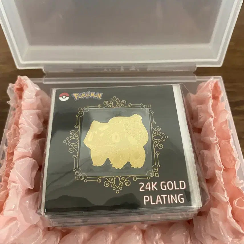 [BUNJANG] Pokemon 24K Gold Foil Stickers 49 Types (Excluding Mew) / 포켓몬 24K 금박 띠부씰 49종 (뮤 X)