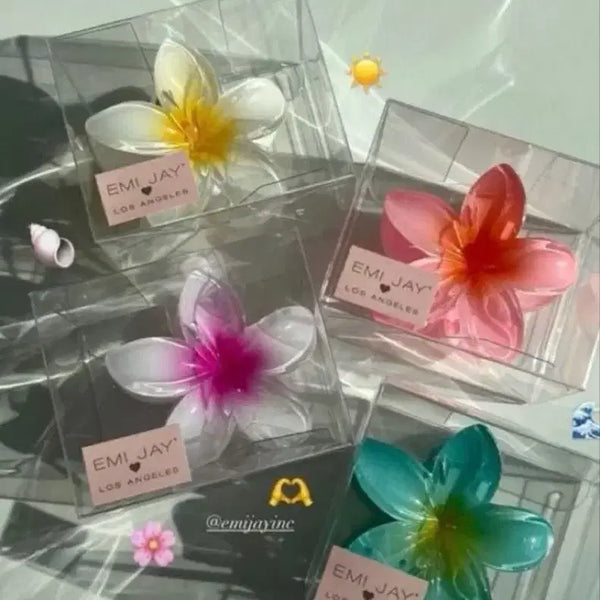 [BUNJANG] Emijay Flower Hair Clip Set / 에미제이 emijay 플라워 헤어클립 헤어집게