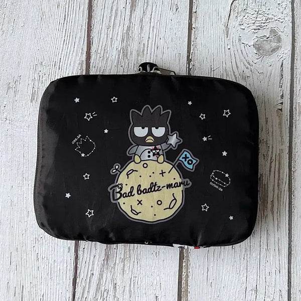 [BUNJANG] Sanrio Badtz-Maru Collapsible Shopping Bag / 일본수입 산리오배드바츠마루 여행보조가방 바츠마루접이식장바구니