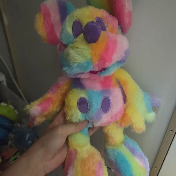 [BUNJANG] Disney Mickey Mouse Rainbow Plush Doll / 디즈니 미키마우스 레인보우 인형