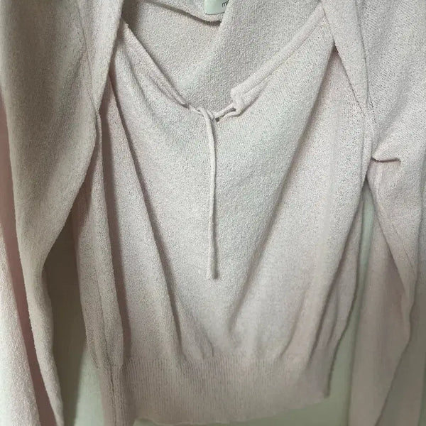 [BUNJANG] Light Pink Cardigan / 얇은 핑크 가디건