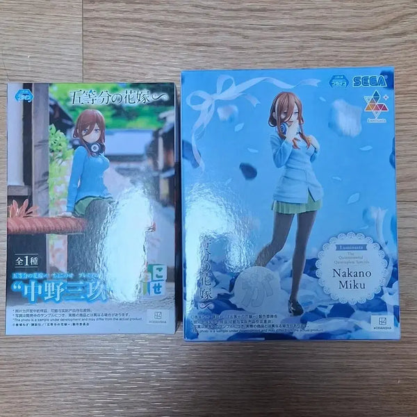 [BUNJANG] The Quintessential Quintuplets Nakano Miku Figure Set (2 Types) / 오등분의 신부 나카노 미쿠 피규어 2종 일괄