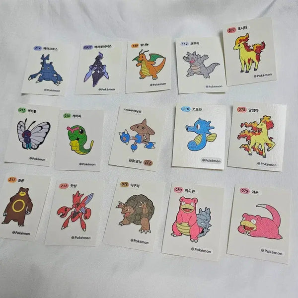 [BUNJANG] Pokemon Panini Stickers / 포켓몬스터 띠부씰 포켓몬 띠부씰 스티커