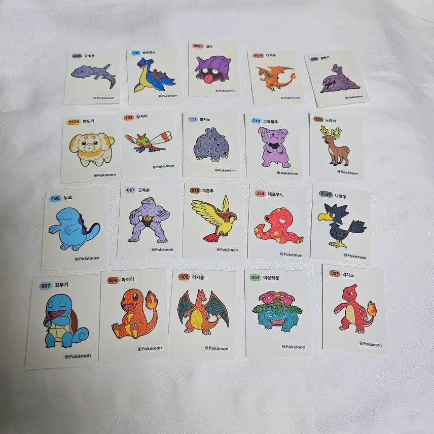 [BUNJANG] Pokemon Sticker Collection / 포켓몬스터 띠부씰 포켓몬 띠부씰 스티커