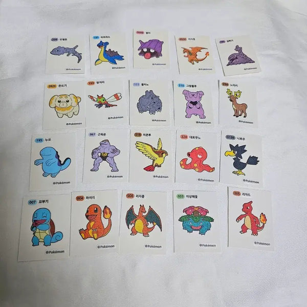 [BUNJANG] Pokemon Sticker Collection / 포켓몬스터 띠부씰 포켓몬 띠부씰 스티커