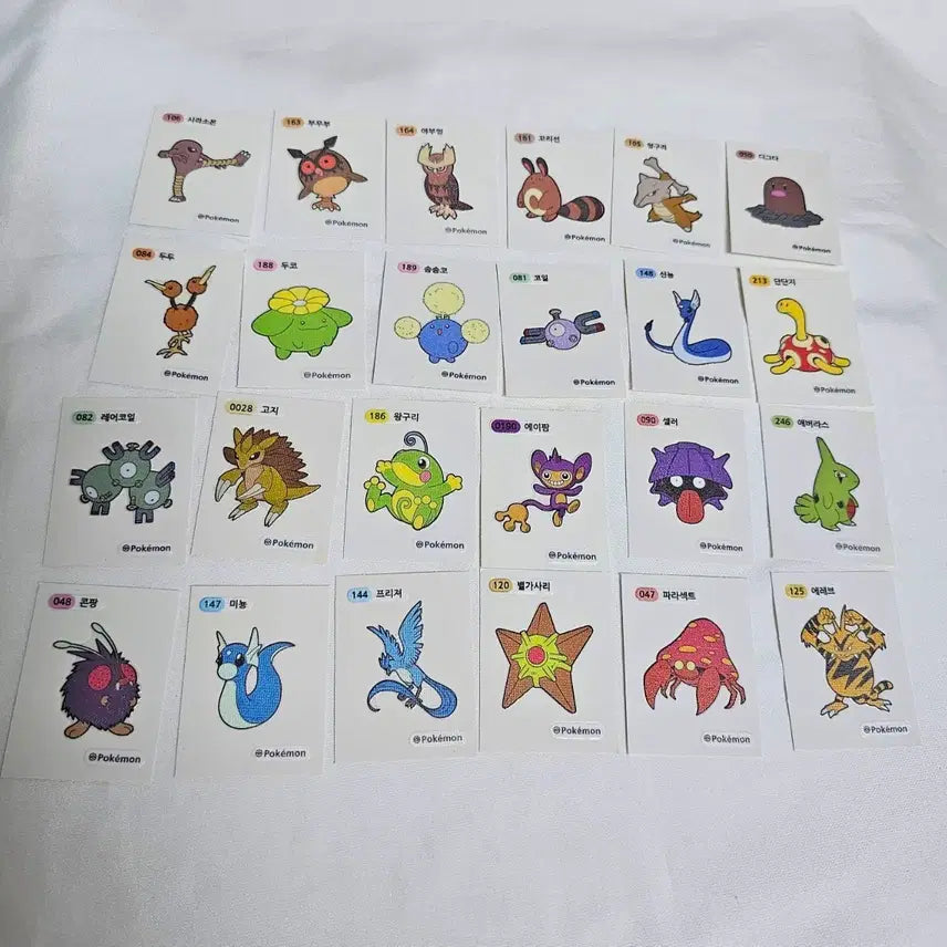 [BUNJANG] Pokemon Sticker Collection / 포켓몬스터 띠부씰 포켓몬 띠부씰 스티커