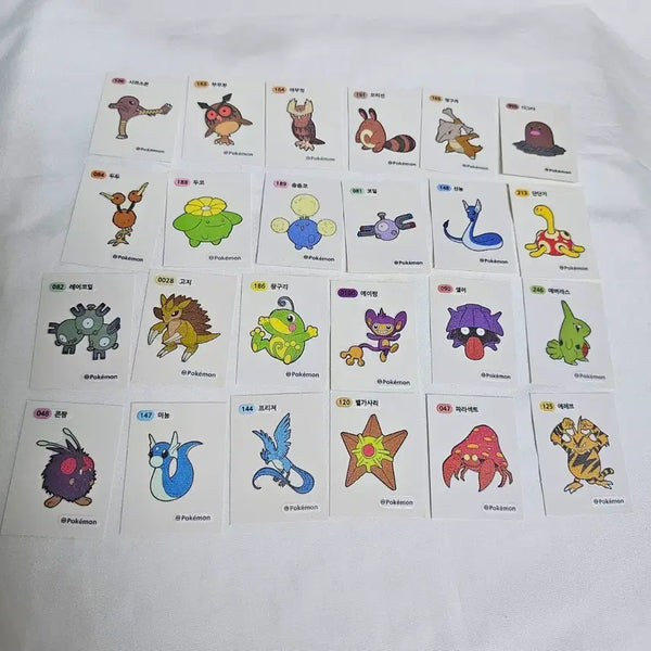 [BUNJANG] Pokemon Sticker Collection / 포켓몬스터 띠부씰 포켓몬 띠부씰 스티커