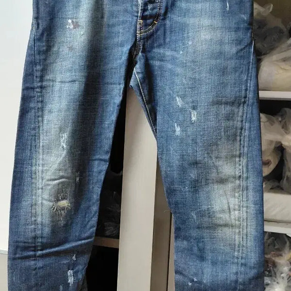 [BUNJANG] DSQUARED2 Distressed Vintage Wash Jeans / 디스퀘어드2 청바지 33
