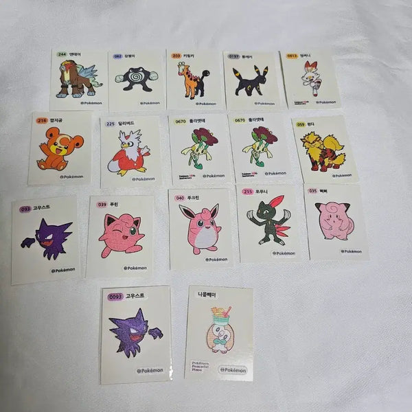 [BUNJANG] Pokemon Sticker Collection / 포켓몬스터 띠부씰 포켓몬 띠부씰 스티커