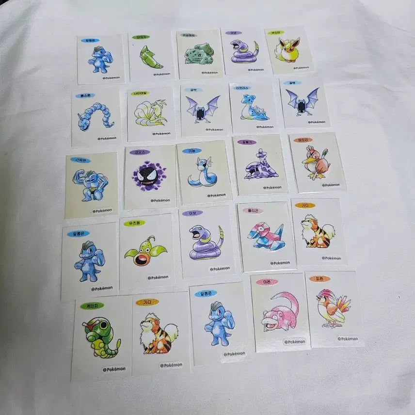 [BUNJANG] Pokémon 30th Anniversary 띠부씰 Sticker Bundle Set / 일괄 포켓몬스터 30주년 띠부씰 포켓몬 띠부씰 스티커 일괄 세트