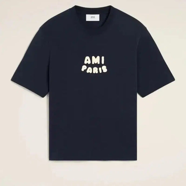 [BUNJANG] AMI Paris Patch Short Sleeve T-Shirt (Unisex) / [새상품] 아미 파리패치 반팔 티셔츠 /남여공용
