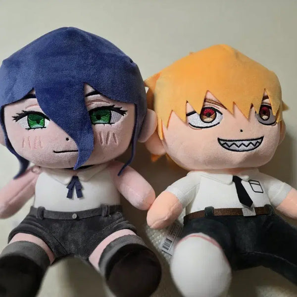 [BUNJANG] Chainsaw Man - Reg & Denji Medium Plush Set / 일괄) 체인소맨 레제&덴지 중형 봉제인형