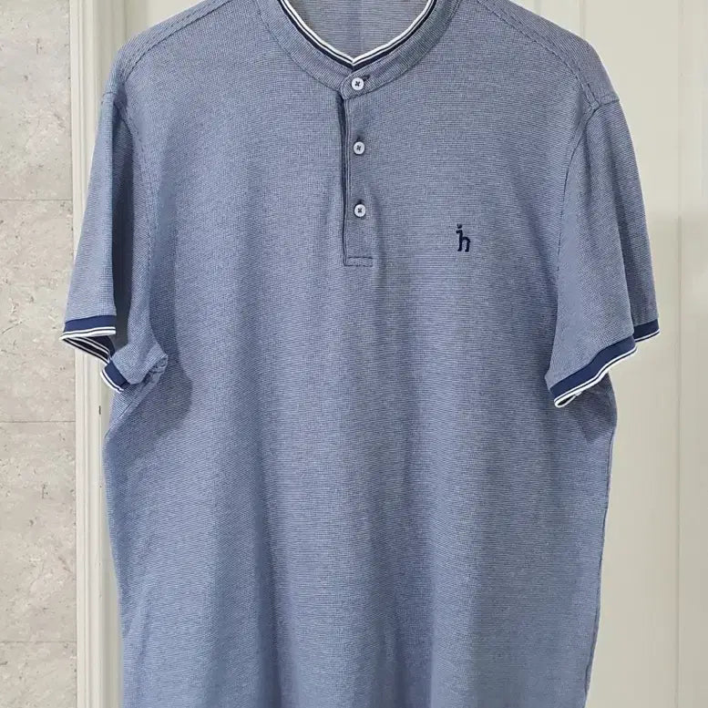 [BUNJANG] Hazzys Henry Neck Short Sleeve T-Shirt Size 115 / 헤지스 캐주얼 헨리넥 반팔티 115