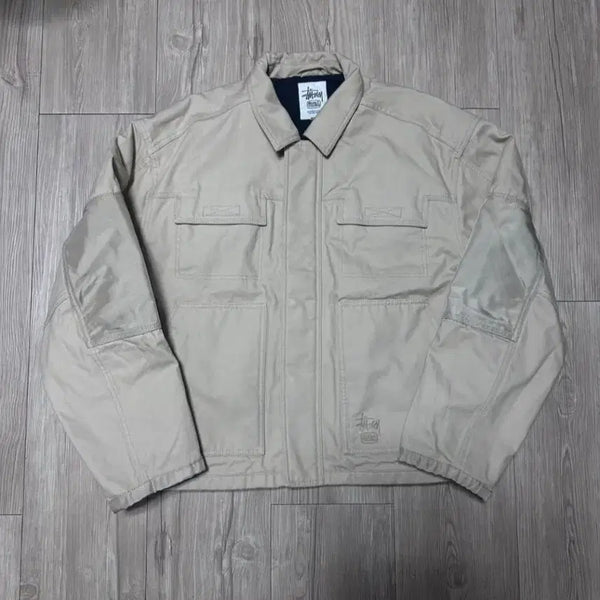[BUNJANG] Stussy Utility Work Jacket Khaki XL / 스투시 유틸리티 워크 자켓 xl (급처/정품)
