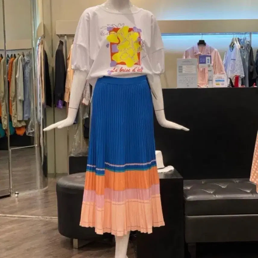 [BUNJANG] Ozcecon Pleated Long Skirt / 오즈세컨 플리츠 롱스커트