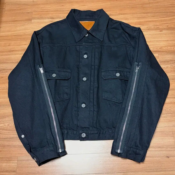 [BUNJANG] Wrath Nykenaker Mad Black Denim Jacket Size 2 / wrath 뤠쓰 Nykenaker 매드 블랙 데님 자켓 2사이즈