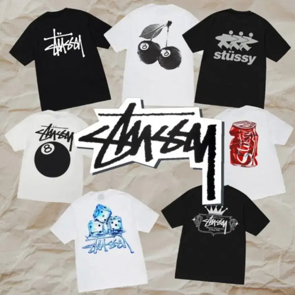 [BUNJANG] Stussy Popular Short-Sleeve T-Shirts Collection / 무료배송)스투시 인기 반팔 티셔츠 10종 모음!! 무료배송 이벤트 진행