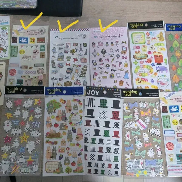 [BUNJANG] Vintage Stickers Bundle / 고전스티커