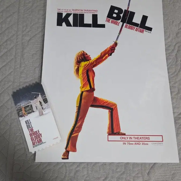 [BUNJANG] Kill Bill Poster & Original Ticket Set / 킬빌 포스터&오티 통합 판매합니다