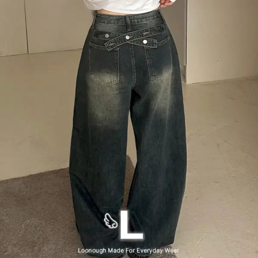 [BUNJANG] Ablley Jeans M Long / (원가 3.0, 새상품) 에이블리 청바지 m 롱