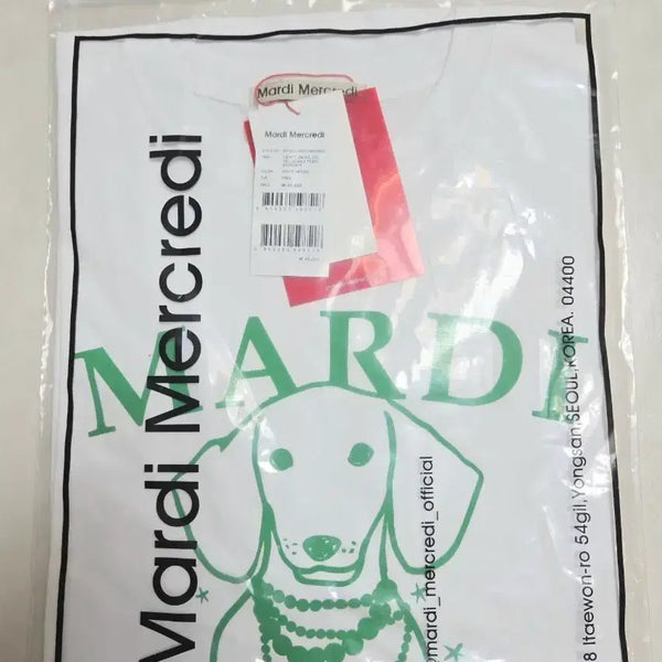 [BUNJANG] Mardi Mercredi Short Sleeve T-Shirt / 새상품)마르디 메크리디 반팔티