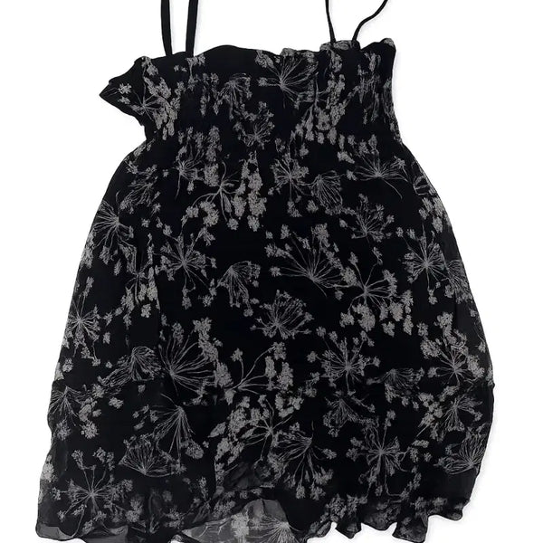 [BUNJANG] Floral Bustier Top / 꽃 패턴 뷔스티에