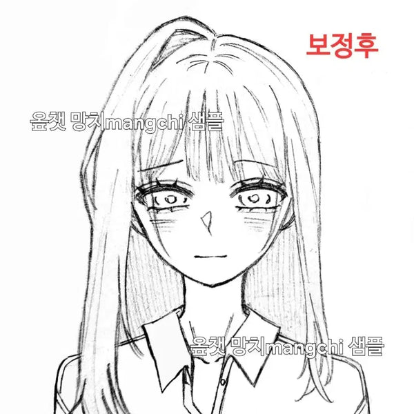 [BUNJANG] Custom Digital & Hand-Drawn Portrait Commission / 손그림 낙서 커미션 디지털 증사 고정틀 커미션
