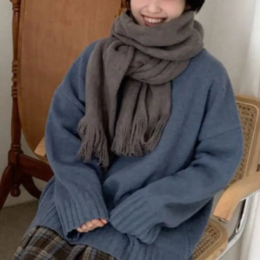[BUNJANG] Avery Cocoa Scarf / (원가 1.6) 에이블리 코코아 목도리