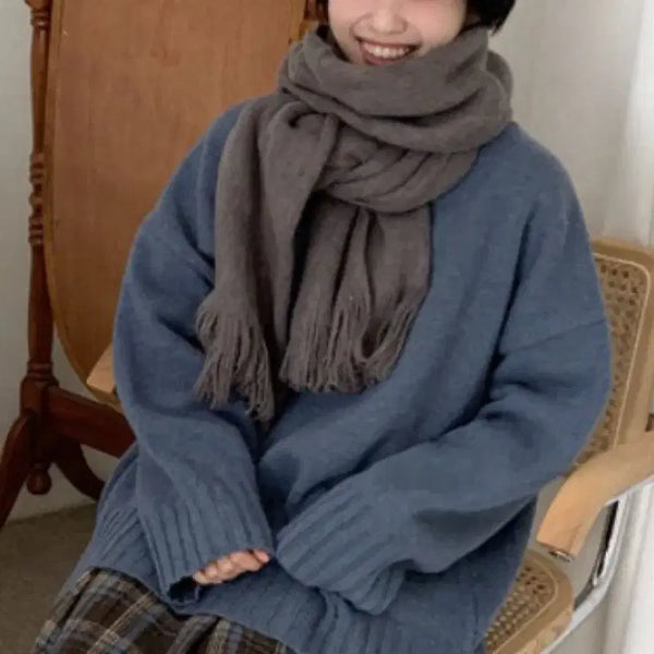 [BUNJANG] Avery Cocoa Scarf / (원가 1.6) 에이블리 코코아 목도리