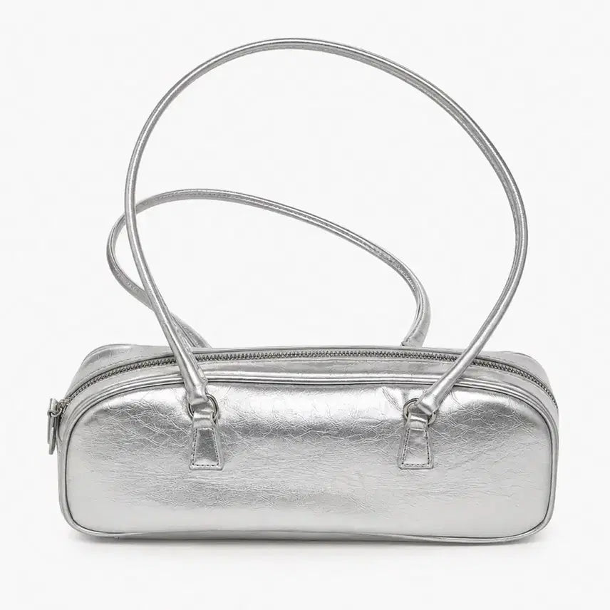 [BUNJANG] Silver Shoulder Bag / 은색 숄더백