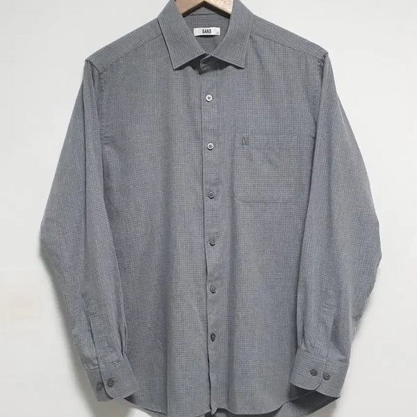 [BUNJANG] Daks Check Shirt Grey Size 100 / 닥스 체크 셔츠 그레이 100사이즈