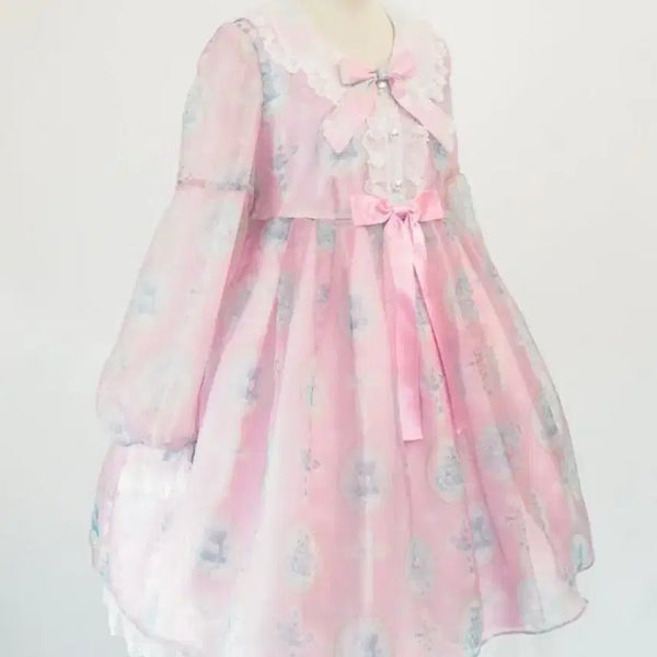 [BUNJANG] Angelic Pretty Milky Cross Lolita Dress / 엔젤릭프리티 밀키 크로스 로리타 원피스 angelic pretty 갸루 양산형 스나계