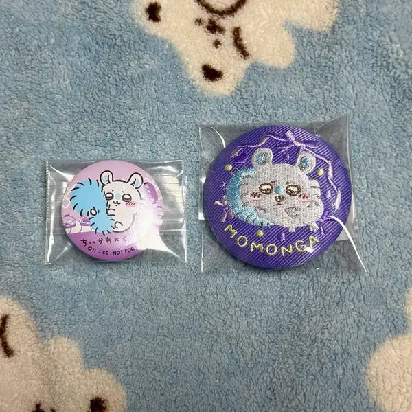 [BUNJANG] Momonga Badge Set (2 Types) / 모몽가 뱃지 2종